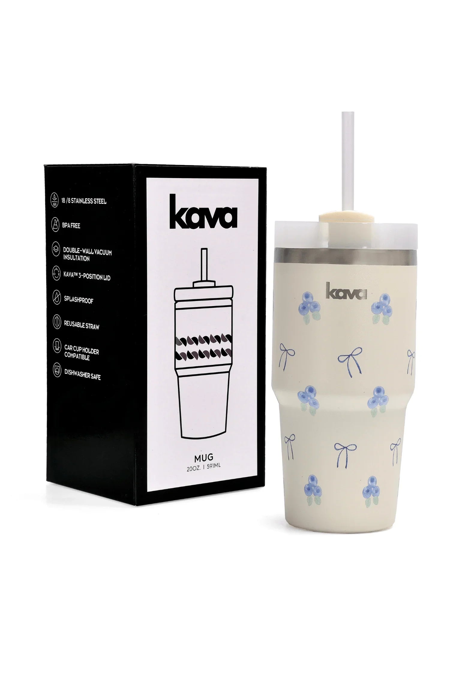 Berries Mug - kava- 11.0