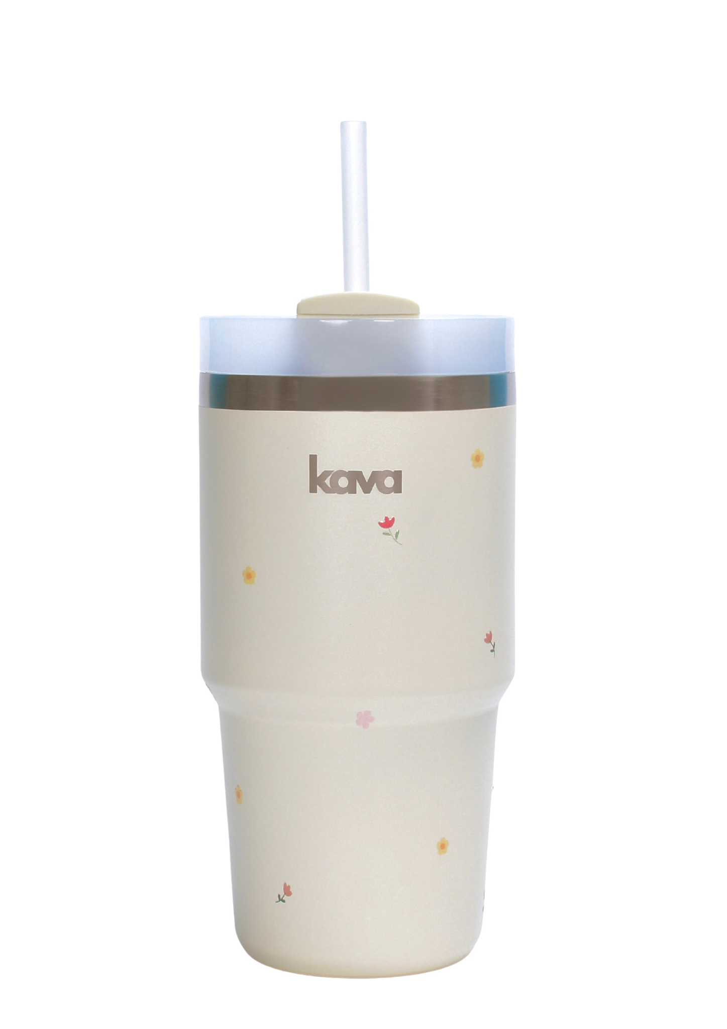 Soft Flowers Mug - kava- 11.0