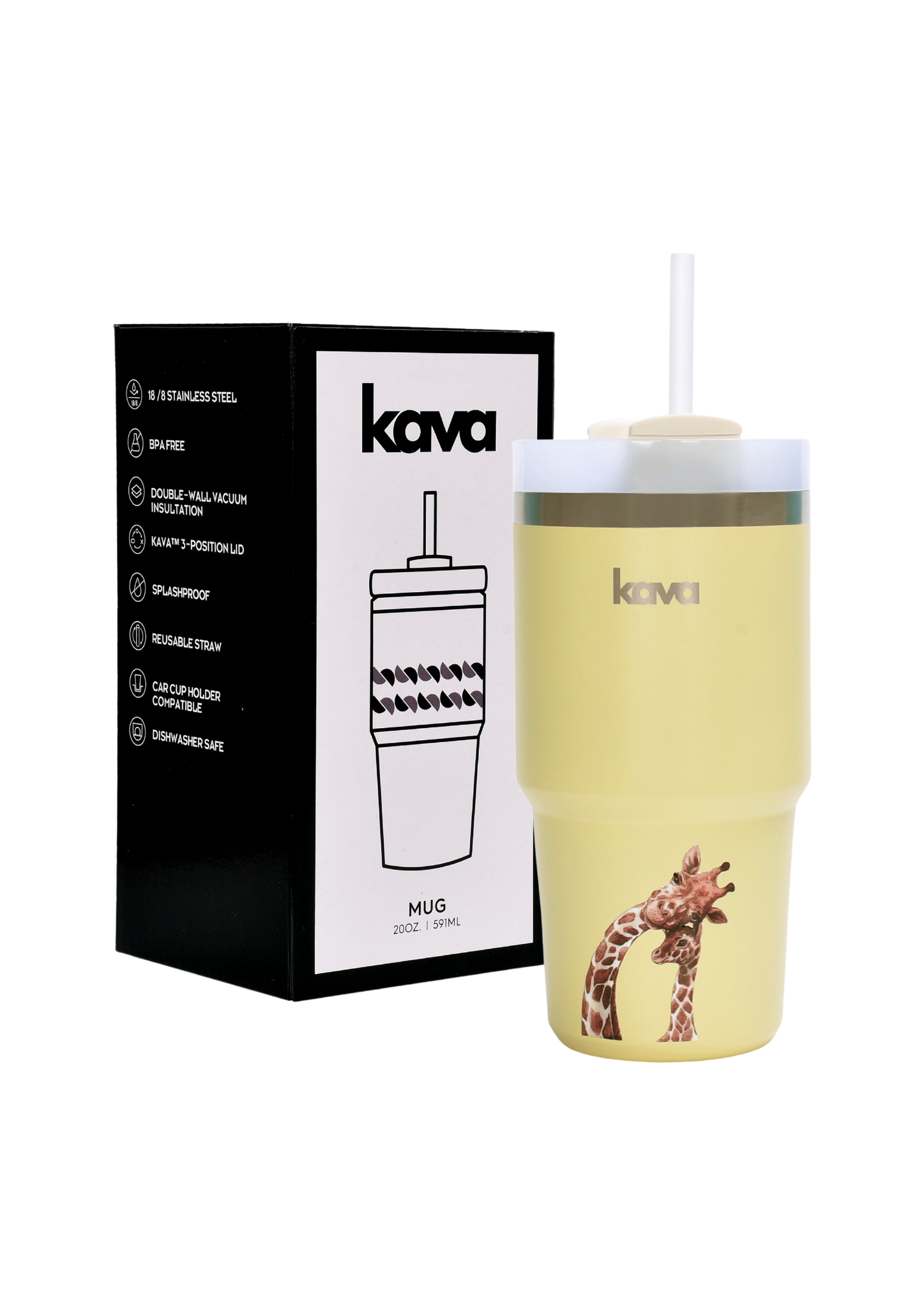 Giraffe Mug - kava- 11.0