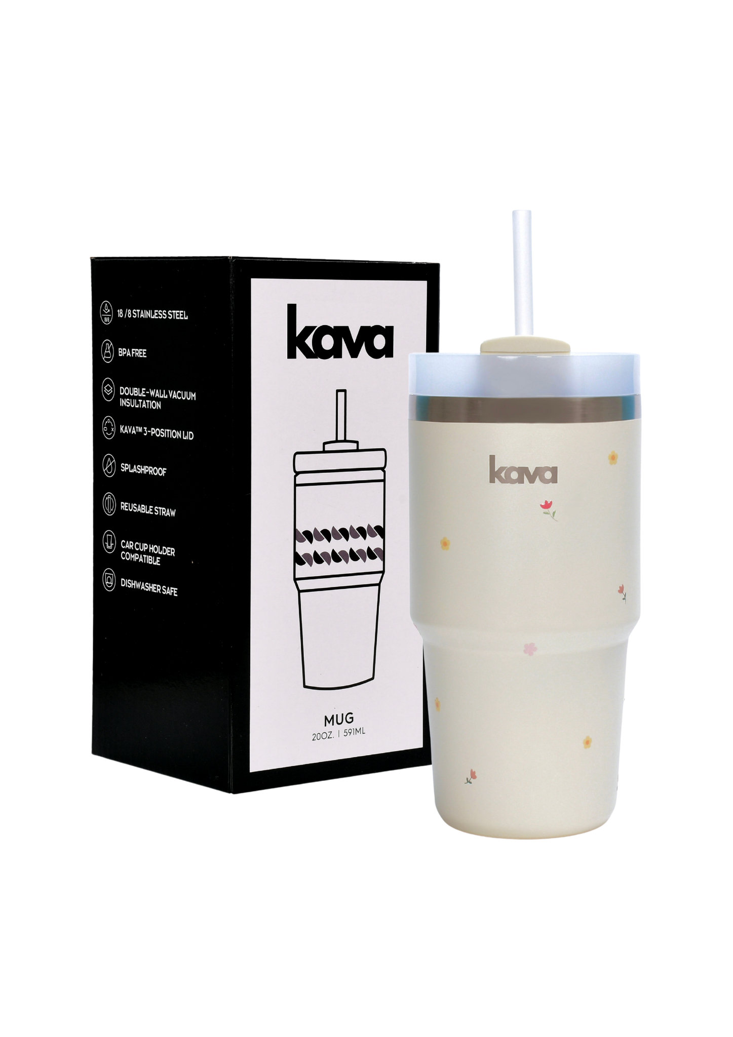 kava Soft Flowers Mug