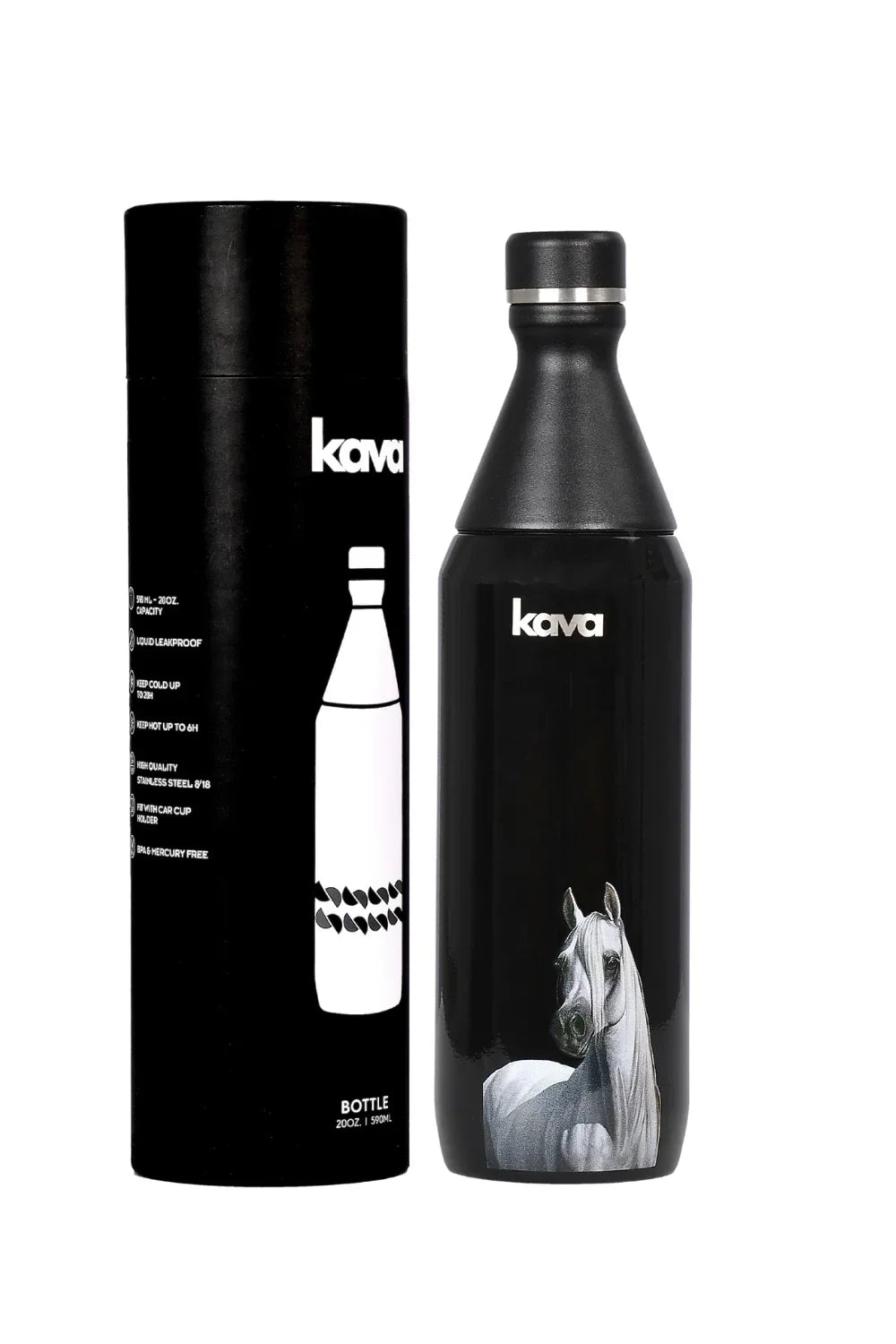 2in1 Horse Bottle - kava- 12.0