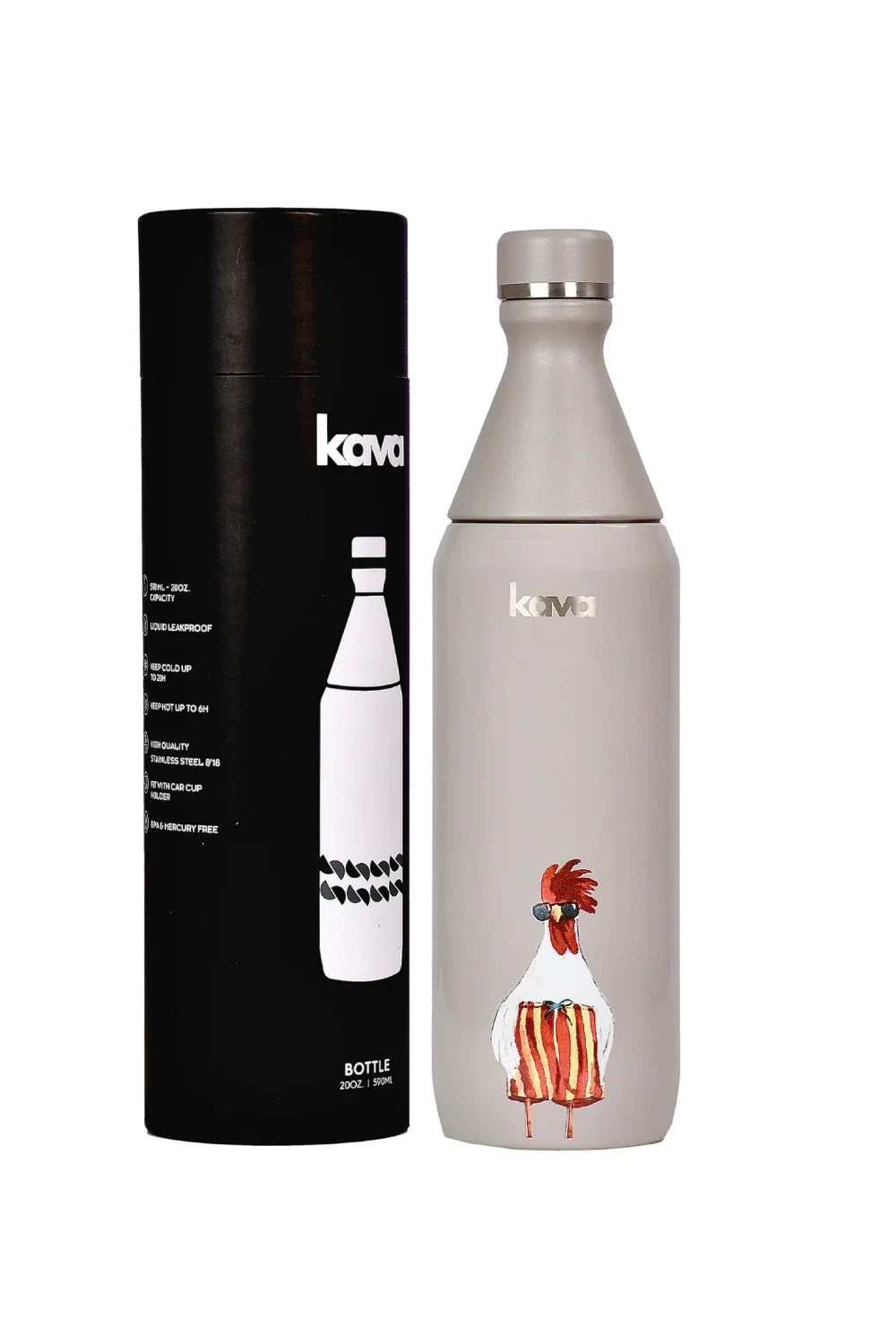 2in1 Rooster Bottle - kava- 12.0