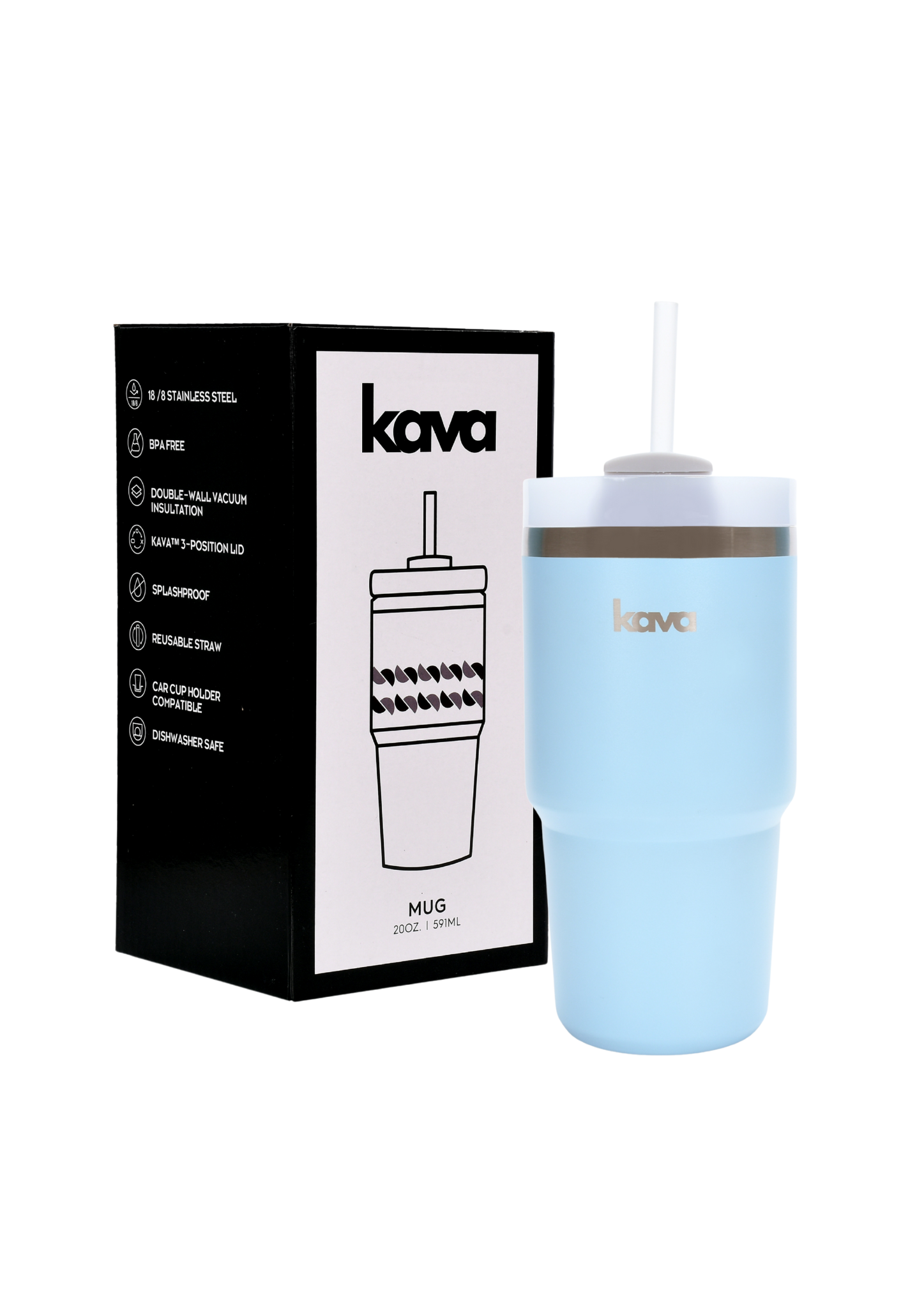 kava Baby Blue Mug