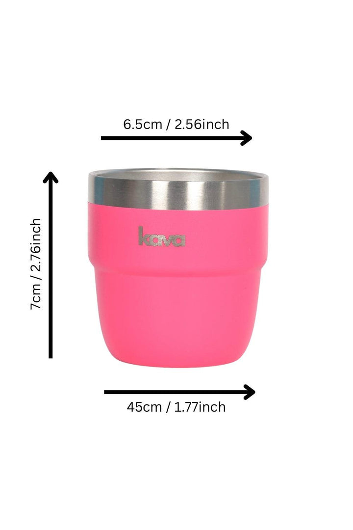 kava fuchsia Espresso Cup - kava