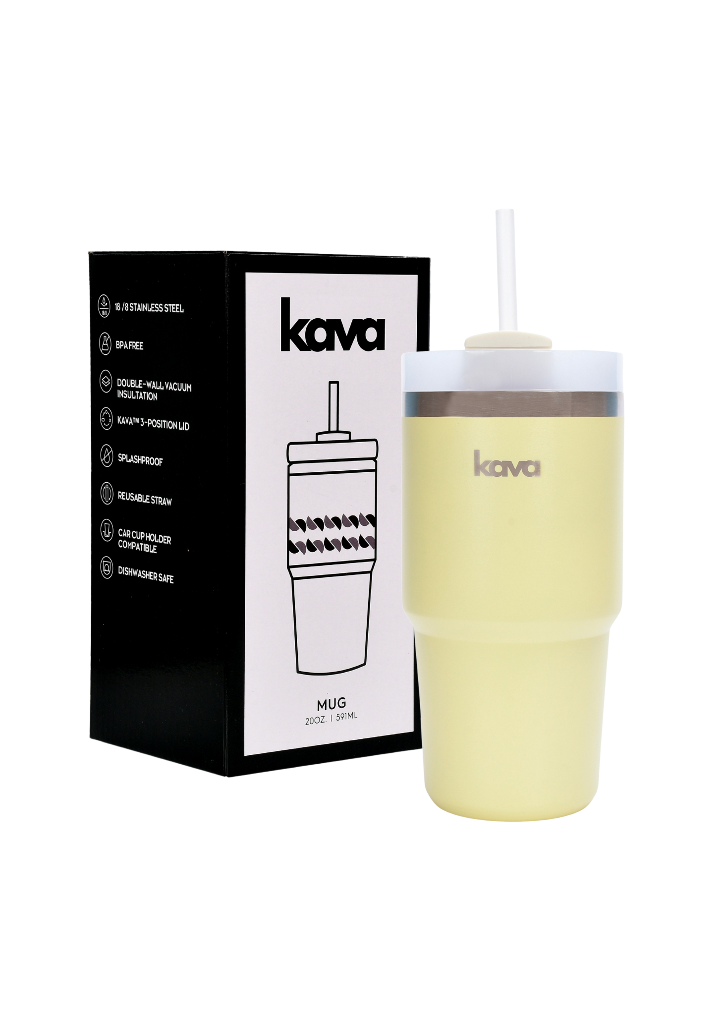 kava Yellow Mug