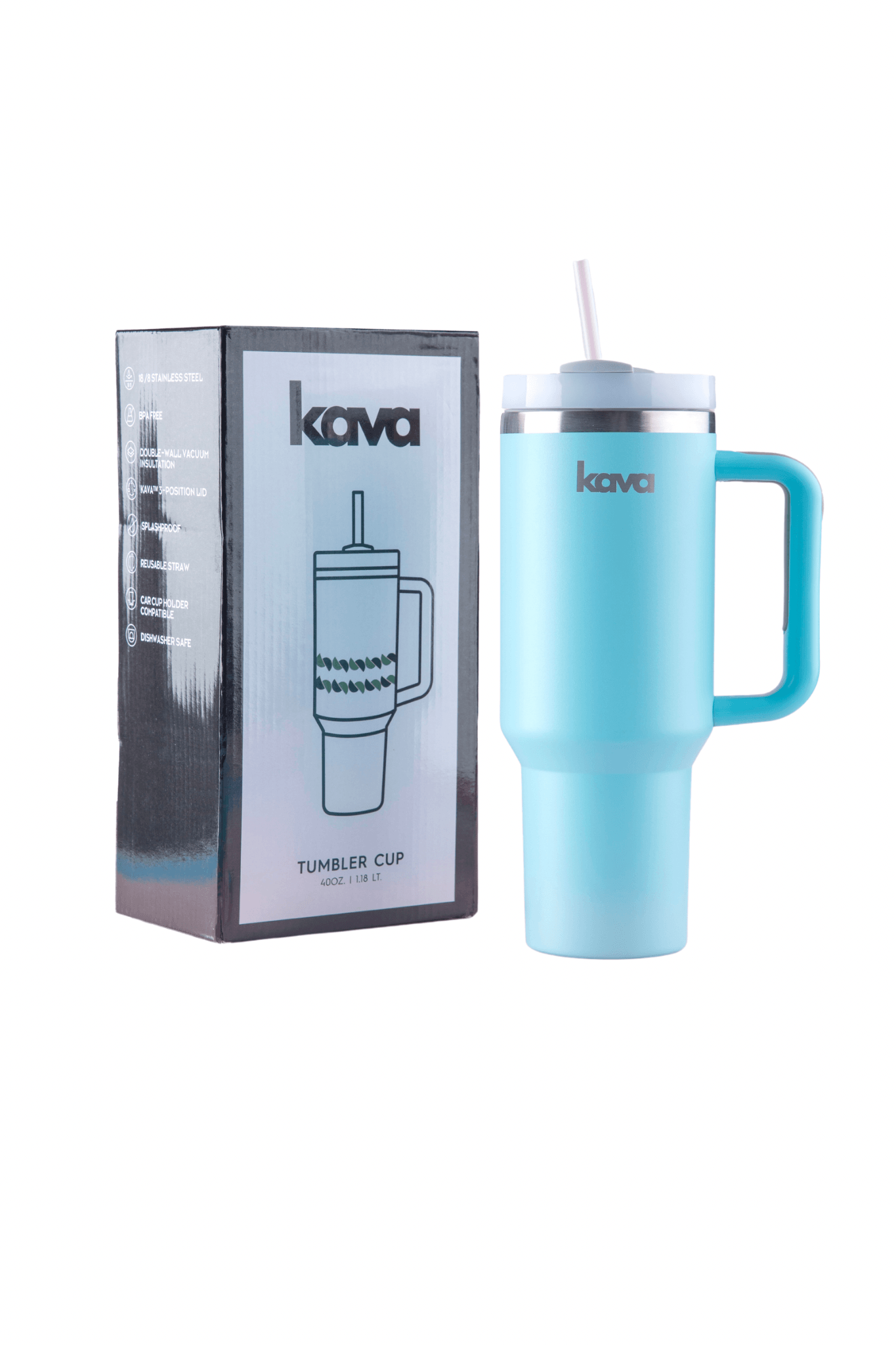 Baby Blue Tumbler - kava- 14.0