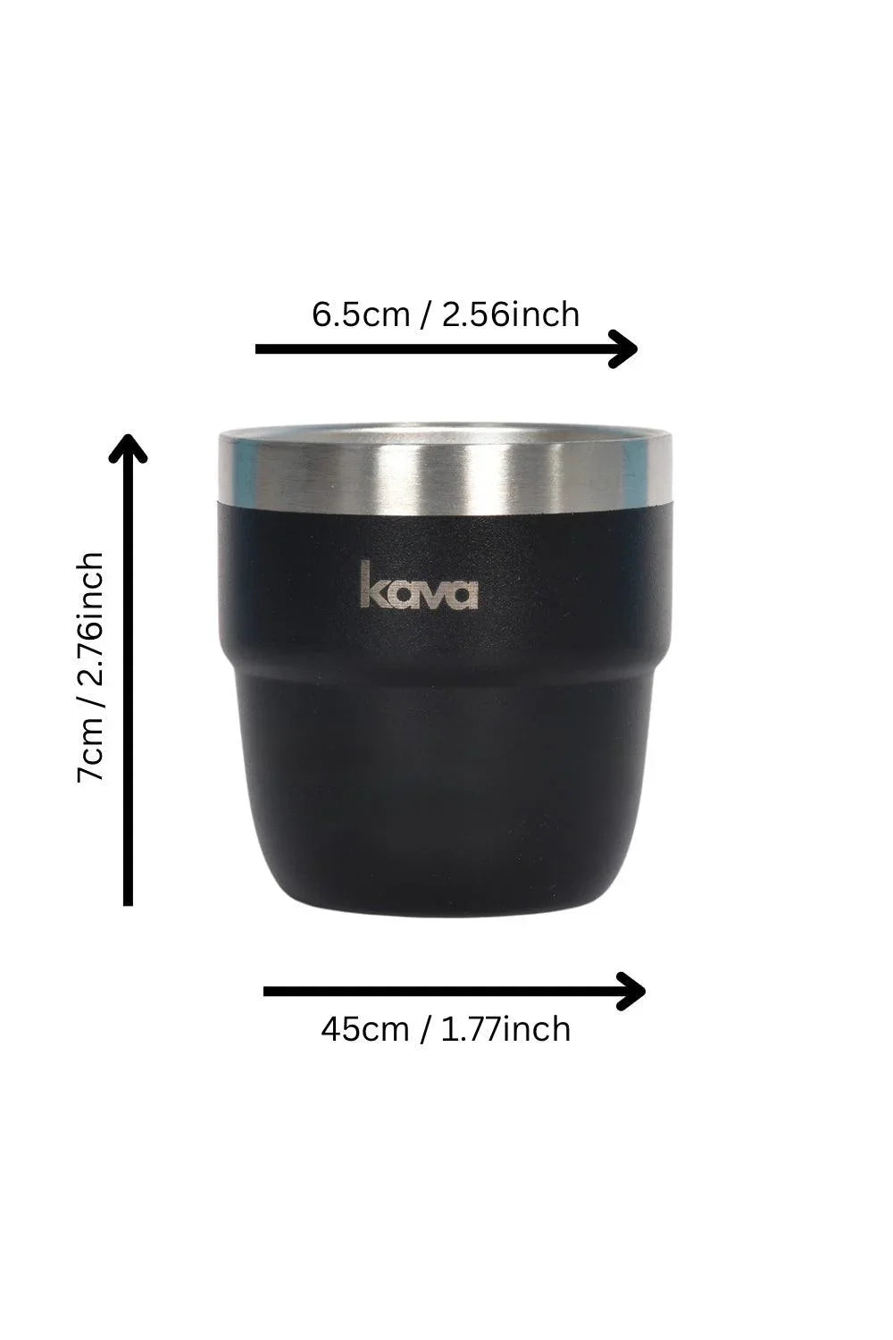 Black Espresso Cup - kava- 5.0