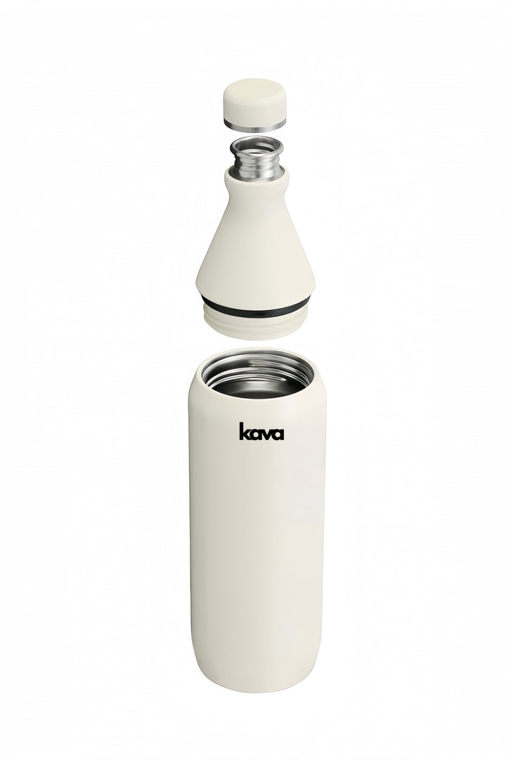 "kava insulated stainless steel bottle in elegant off-white color, featuring a stylish palm tree design. Designed for both hot and cold beverages, this reusable and eco-friendly bottle combines functionality with aesthetic appeal."

camel bottle
palm bottle
horse bottle
puff mug
Owala mug
Stanley mug