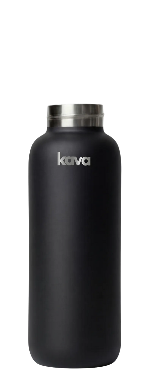 Kava Daily Bottle in black, modular water bottle