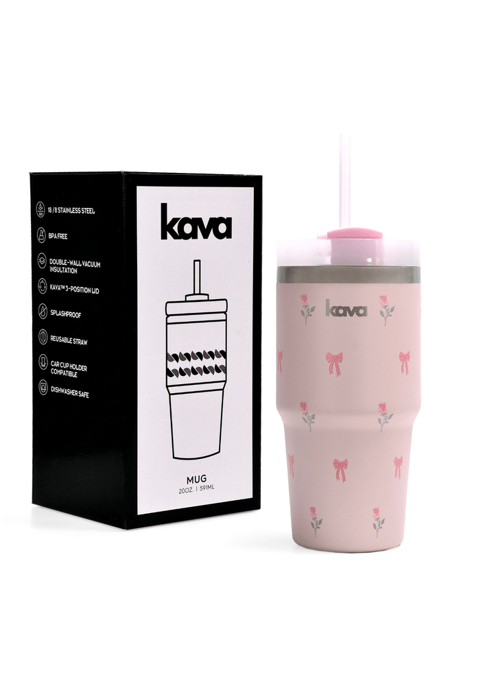 kava Bows & Flowers Mug - kava