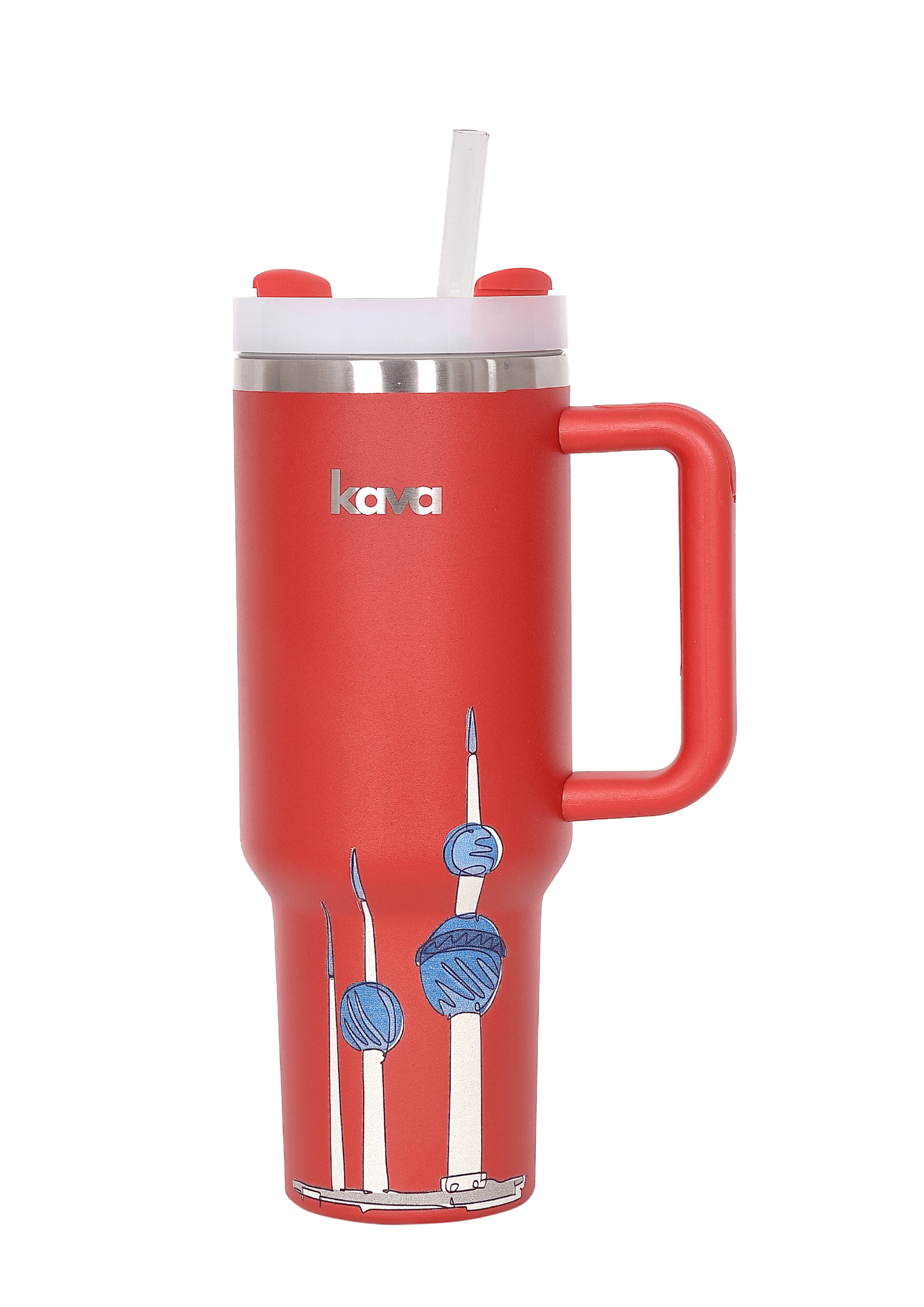 Kuwait Towers Tumbler - kava- 14.0