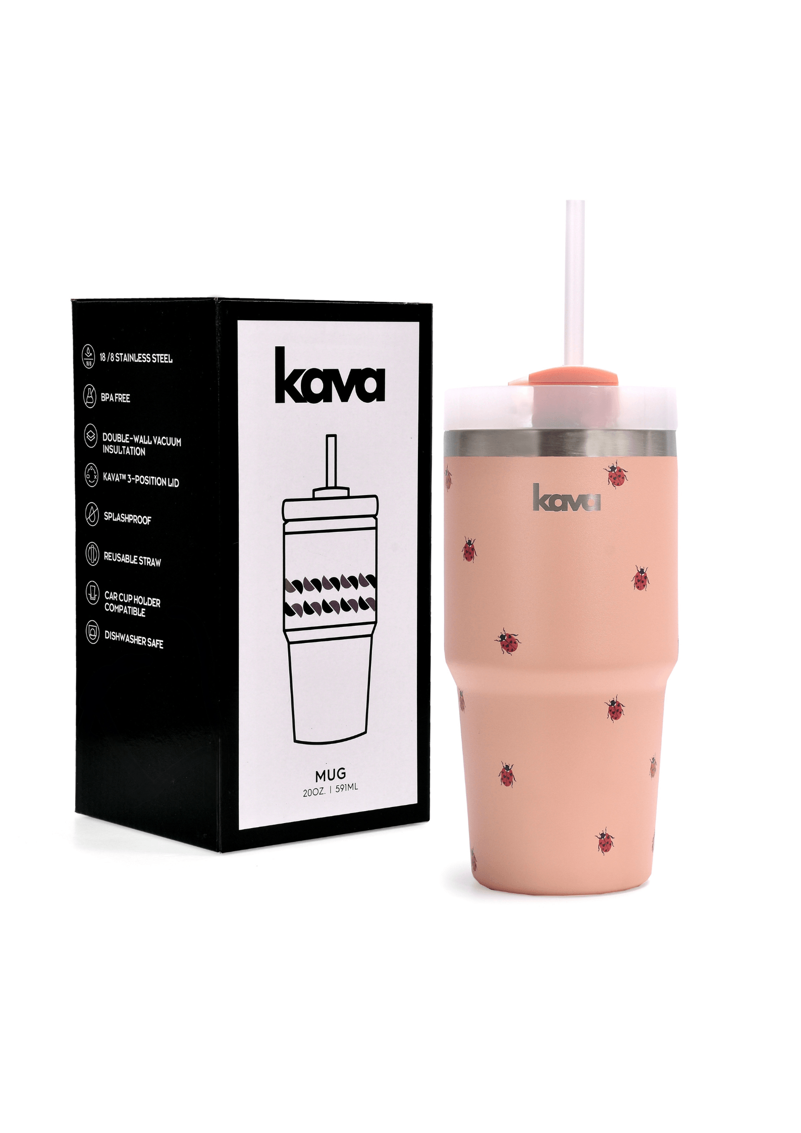 Ladybugs Mug - kava- 11.0