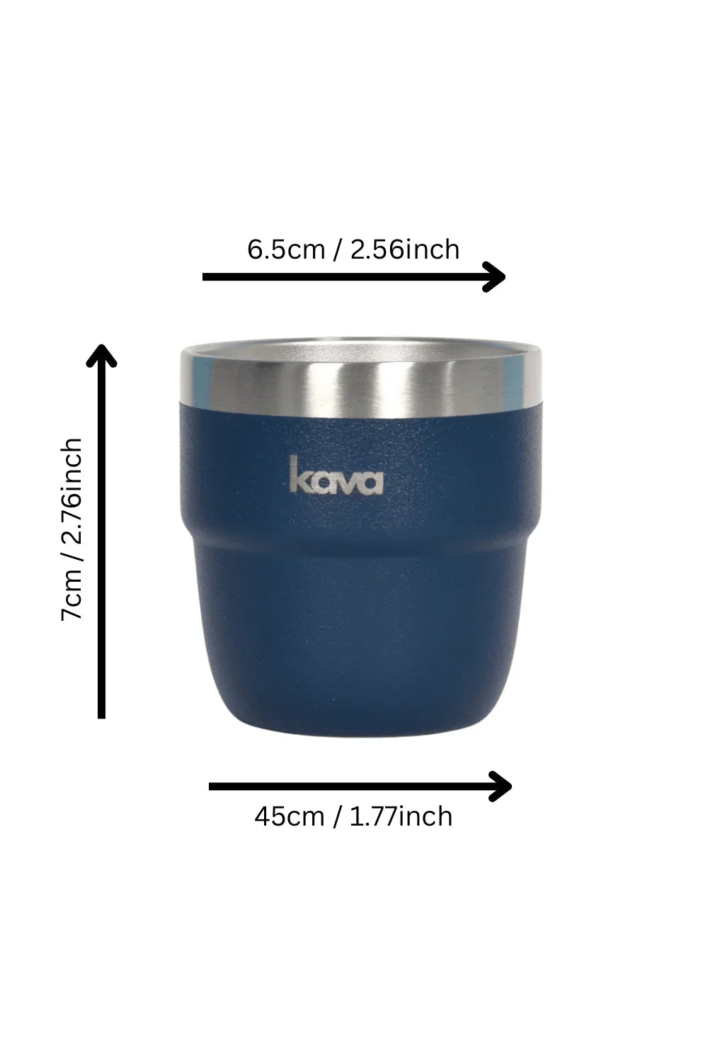 Navy Blue Espresso Cup - kava- 5.0