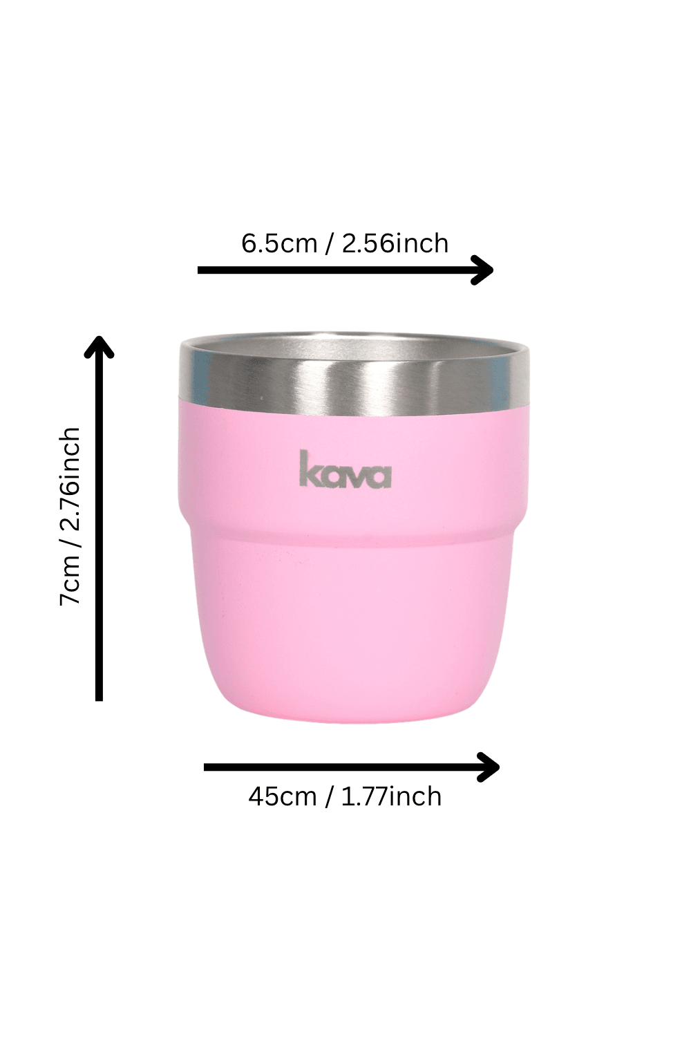 Pink Espresso Cup - kava- 5.0