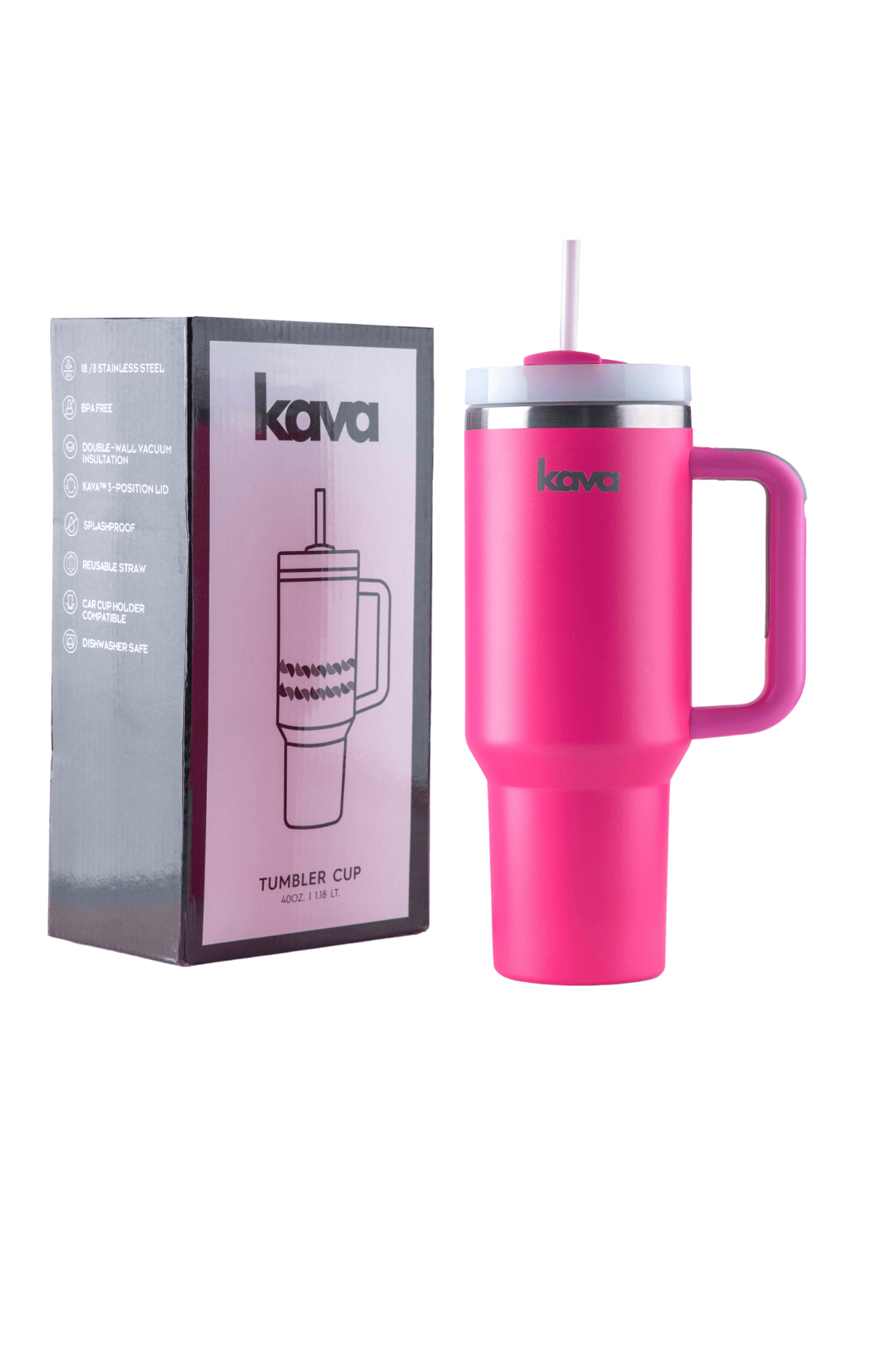 Pink Tumbler - kava- 14.0