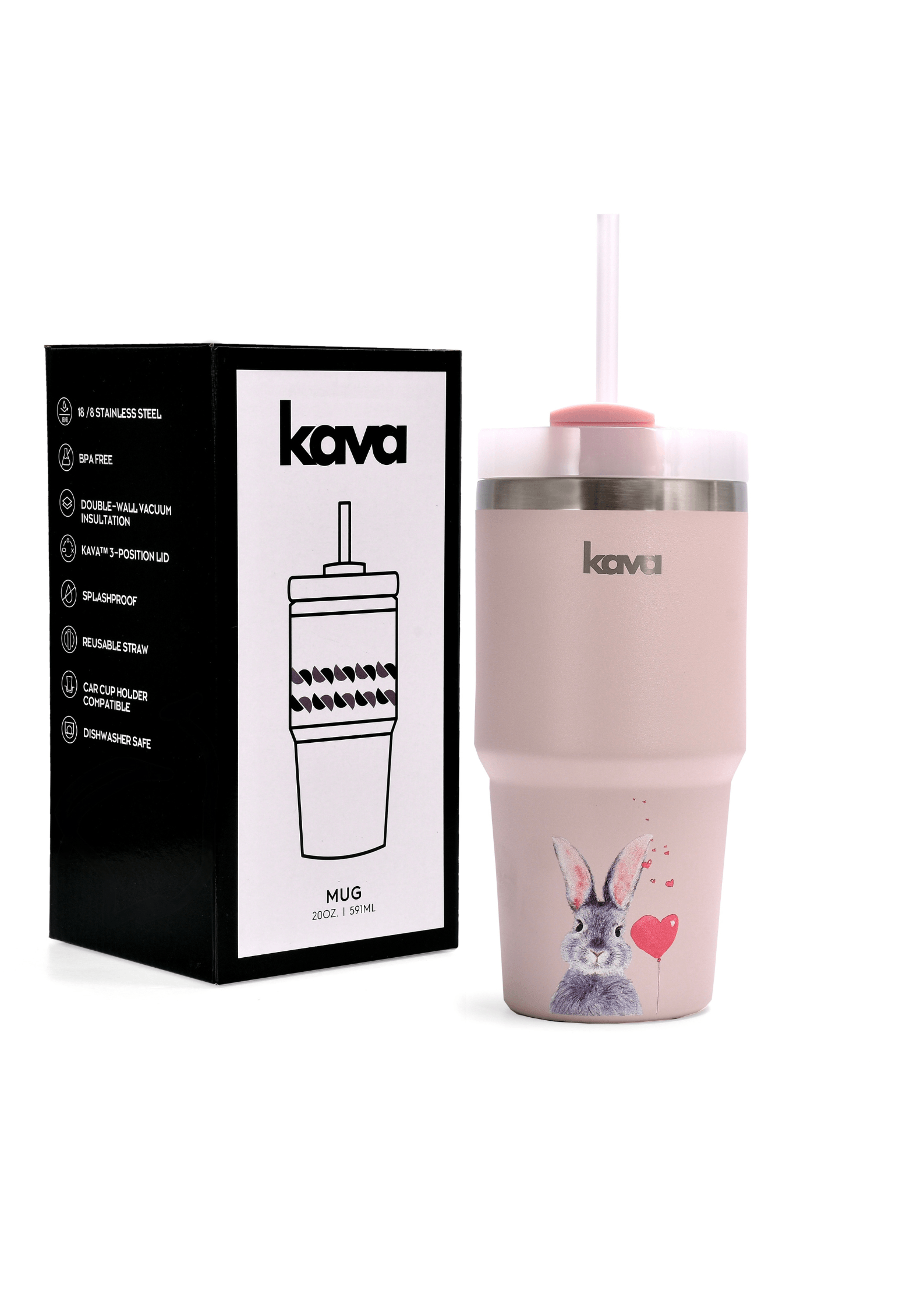 Rabbit Mug - kava- 11.0