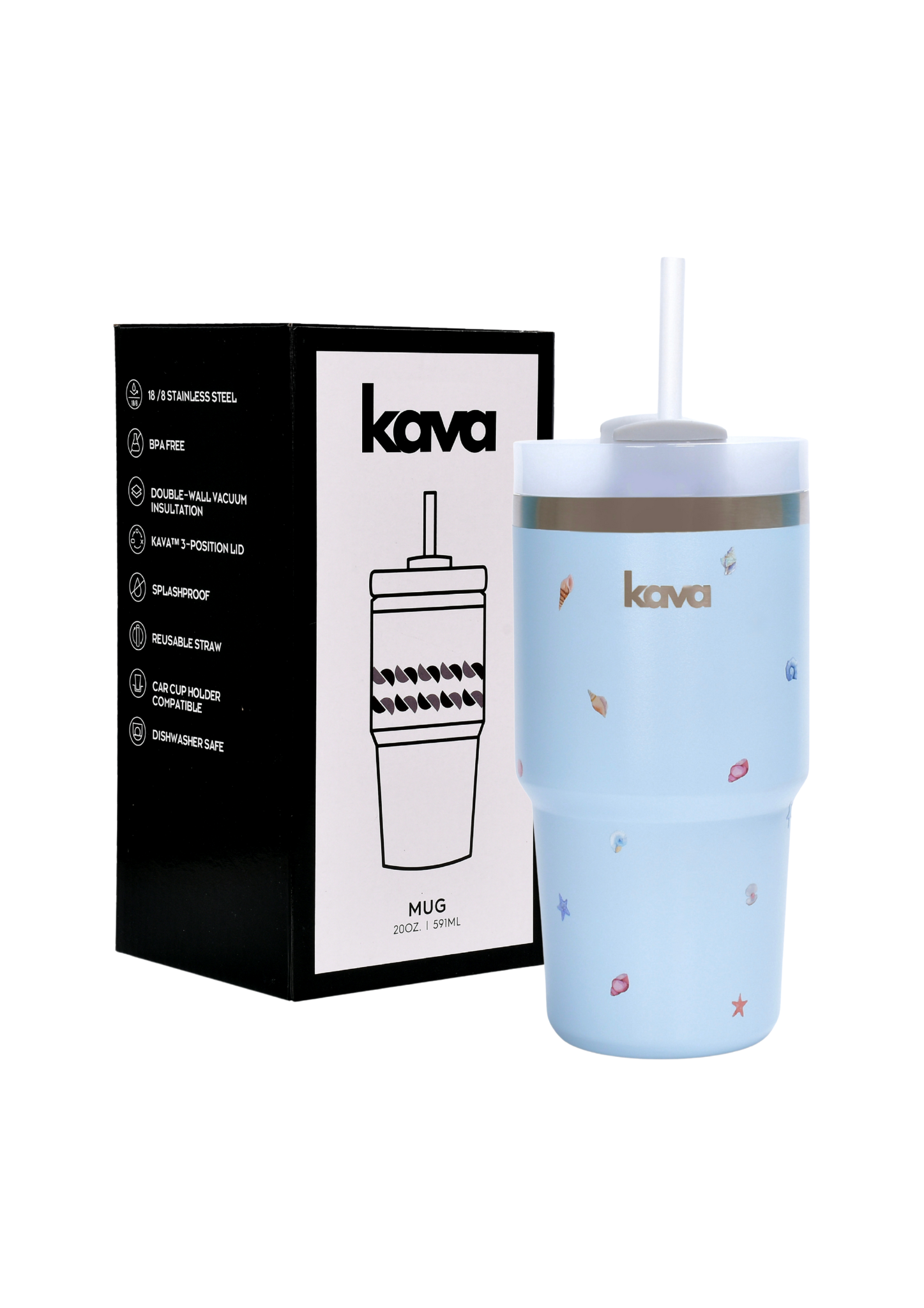 Shells Mug - kava- 11.0