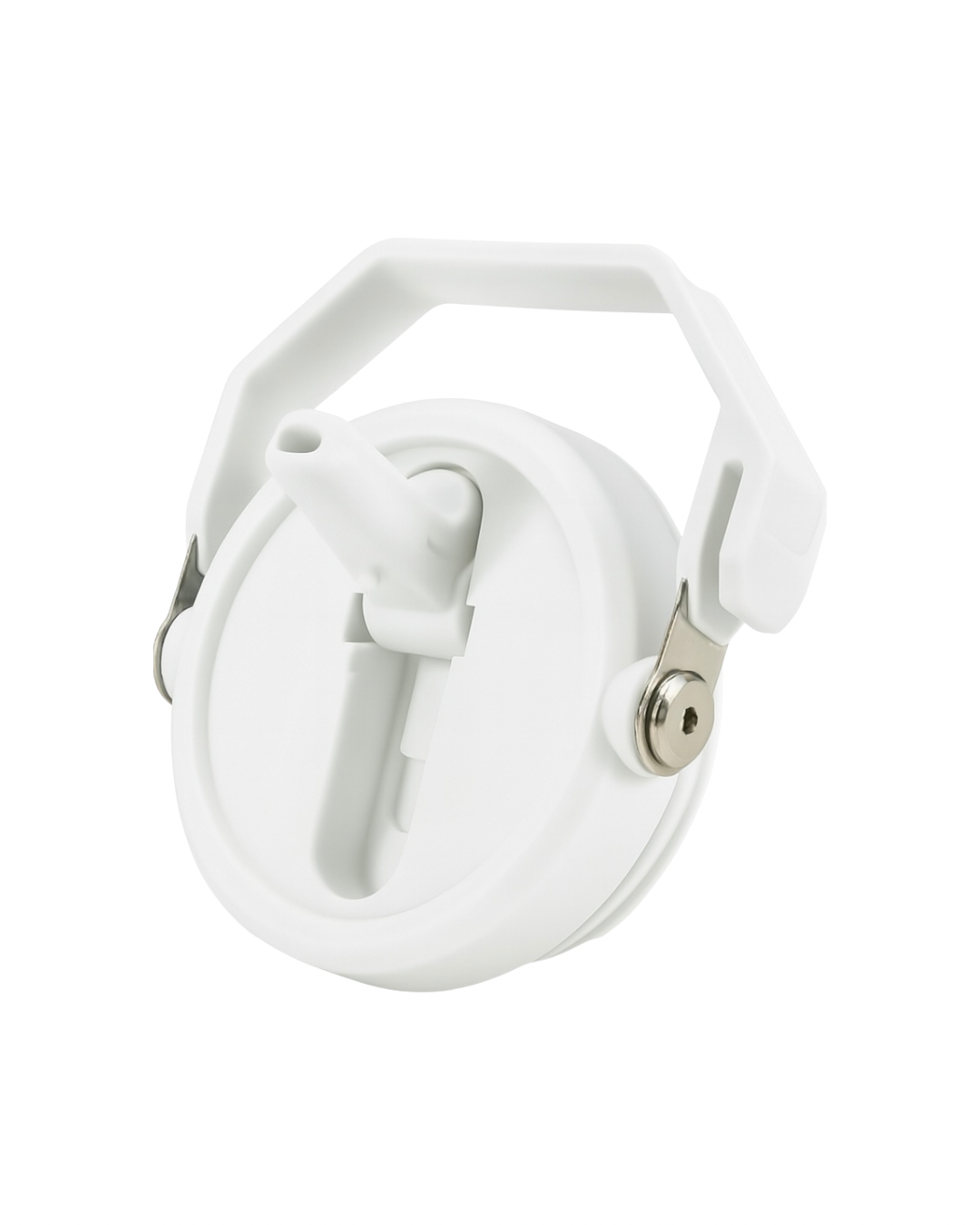 White Flip Straw Mug Lid - kava- 3.0