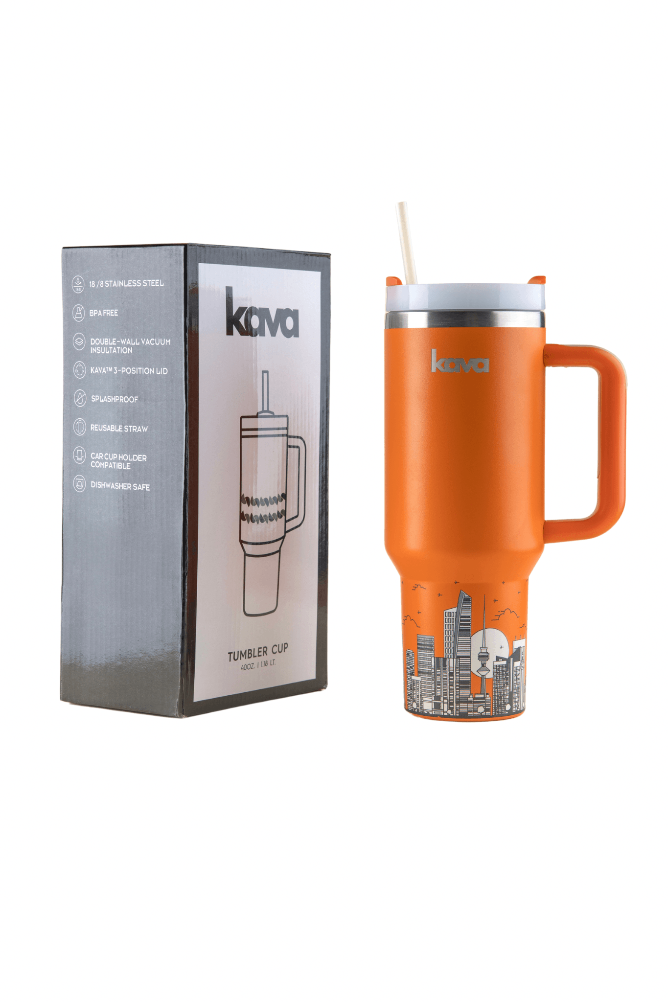 kava Kuwait City Tumbler - kava