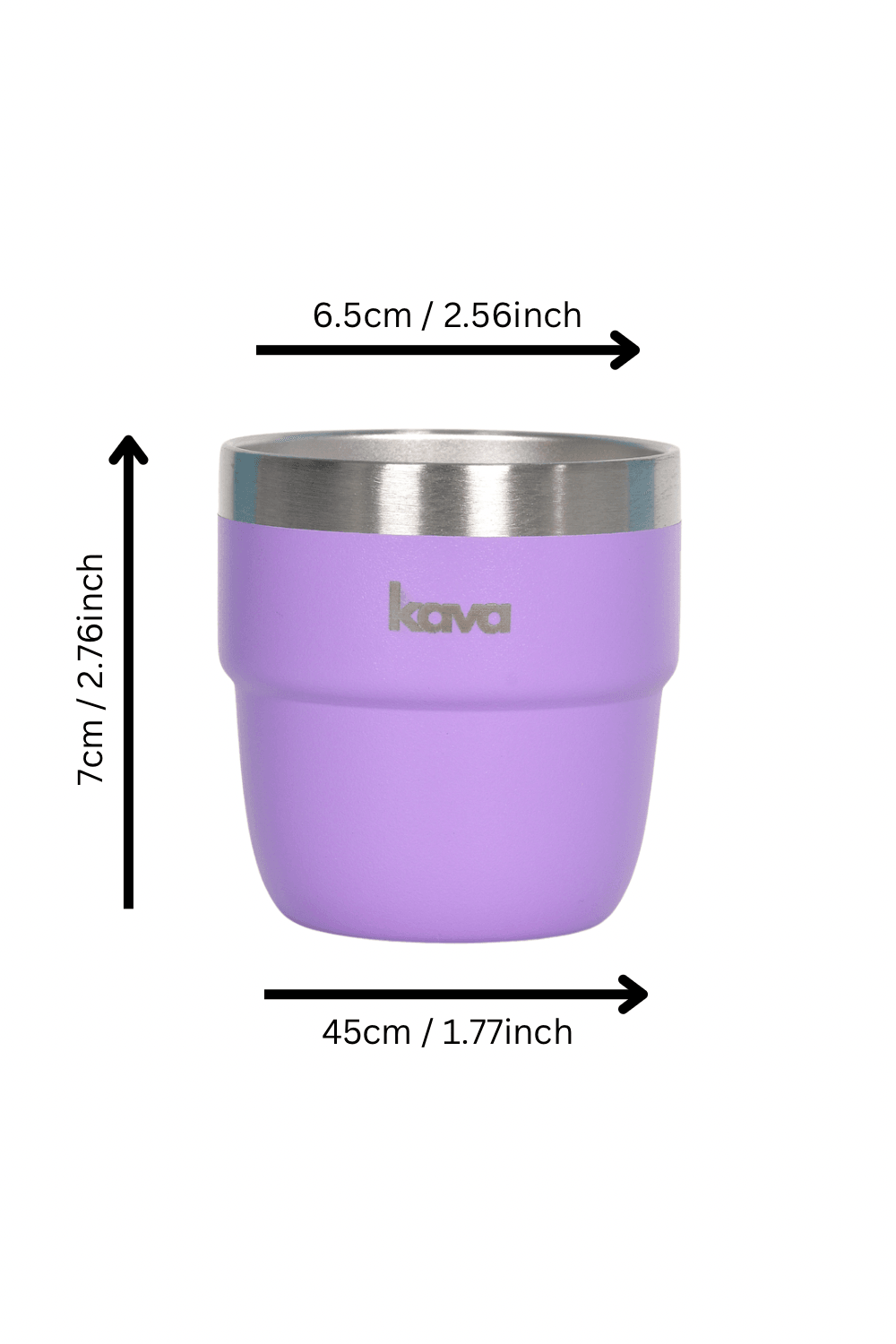 kava Purple Espresso Cup - kava