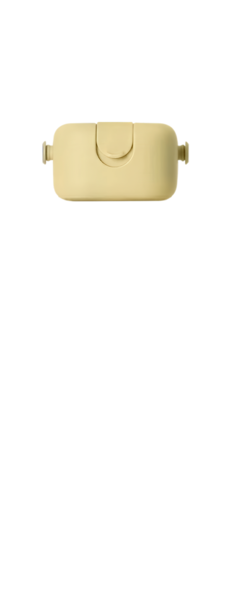 Kava Daily Cap in yellow, replacement cap for modular bottle